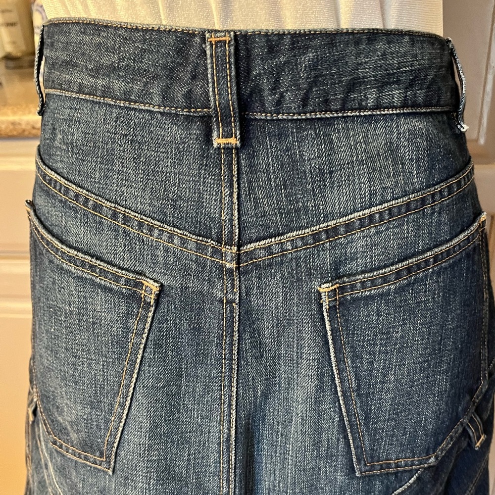 Burberry Dark Indigo Denim A-Line Skirt - Picture 10 of 14